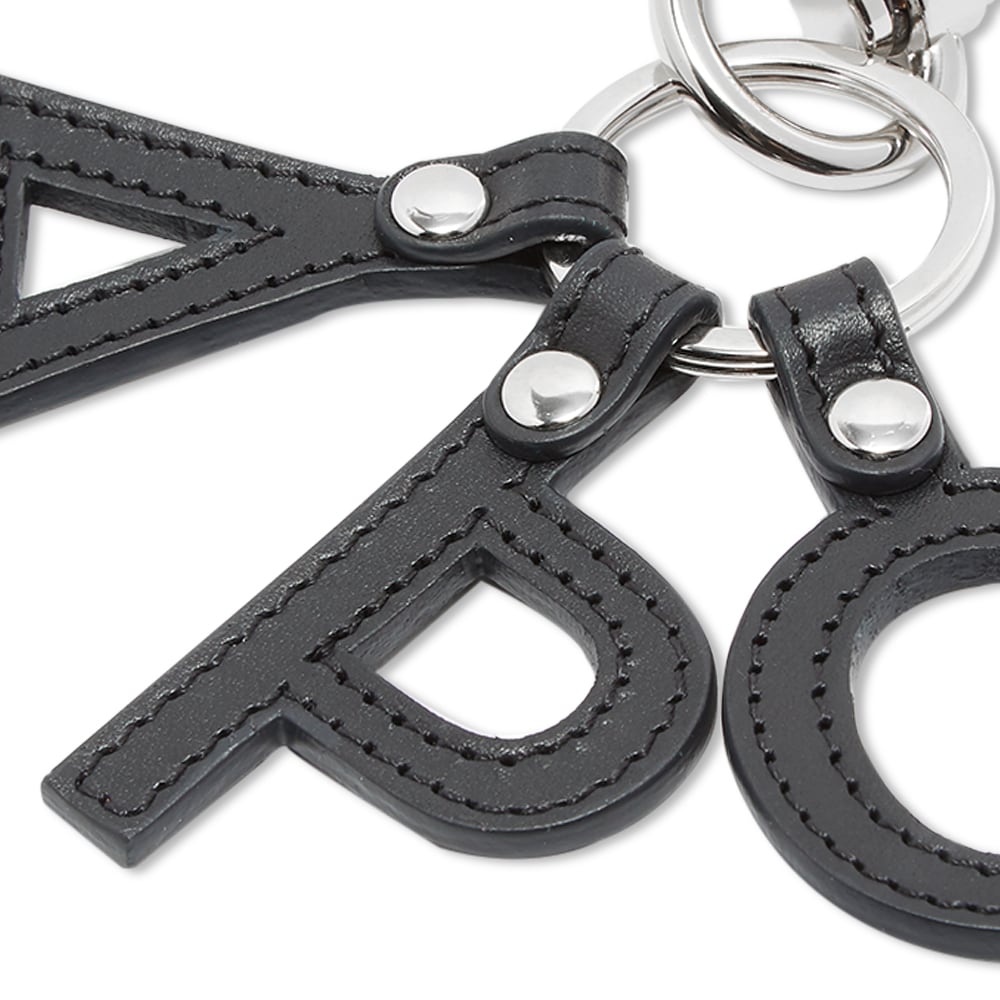 A.P.C. Letters Logo Key Ring - 2