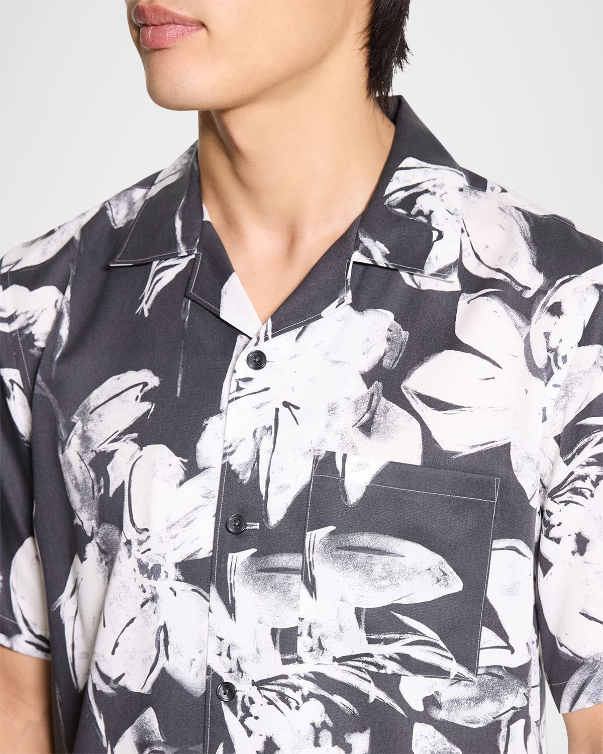 Men's Noll Floral Pocket Camp Shirt - 5