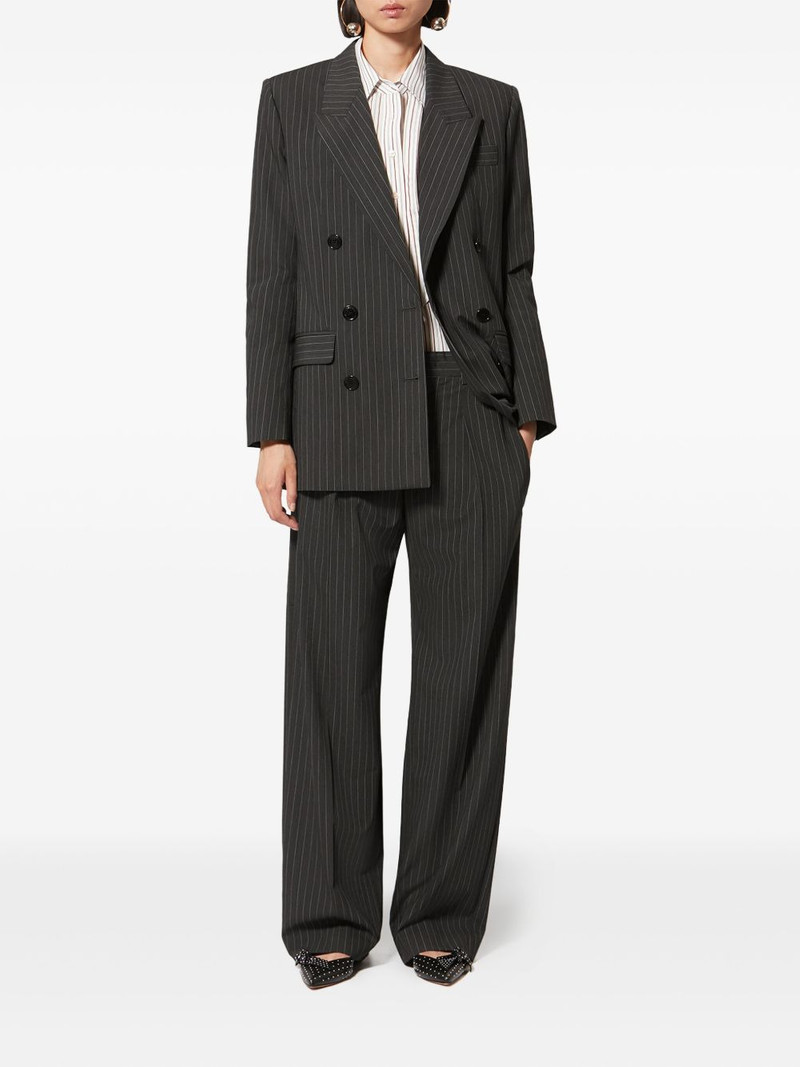 Isabel Marant Jevima pinstripe double-breasted blazer outlook
