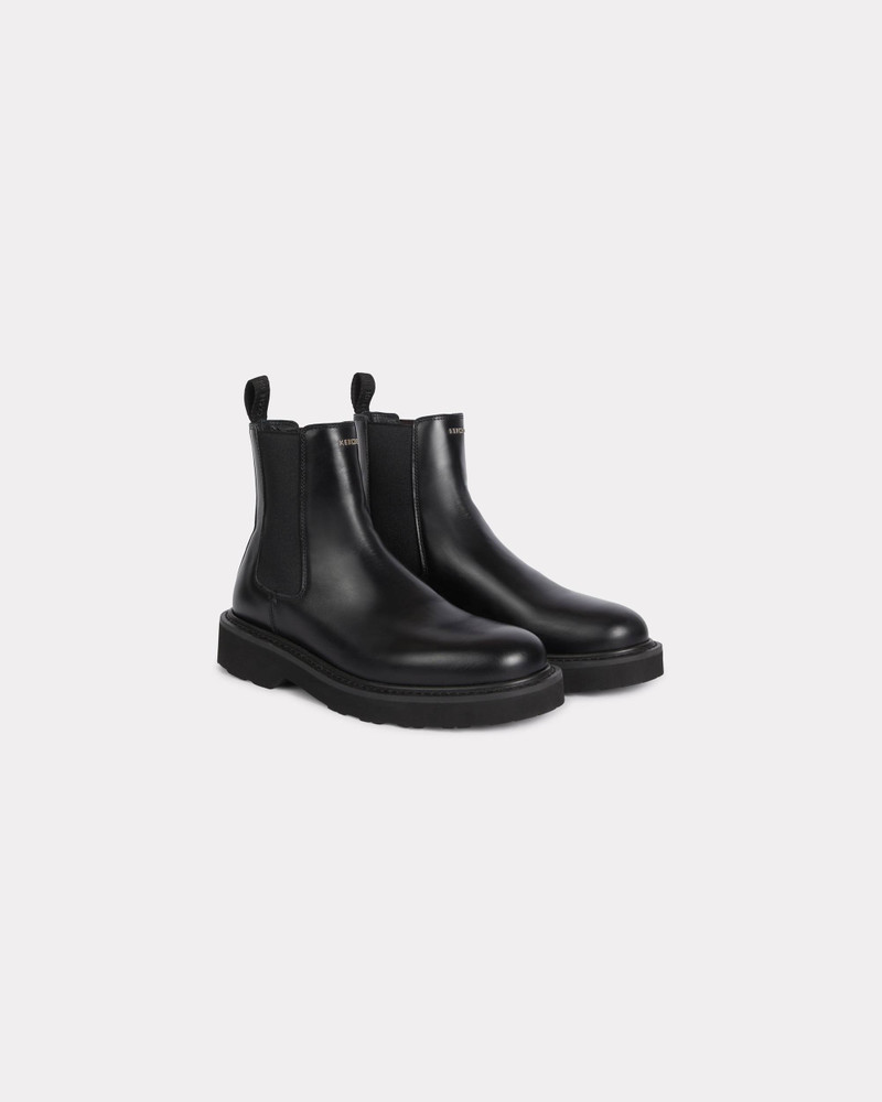 'KENZO Ukio' leather chelsea boots 3