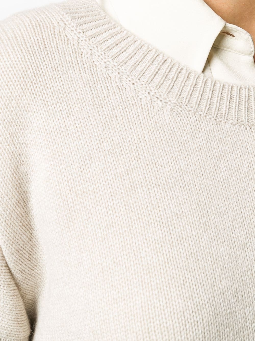 oversized crew neck jumper - 5