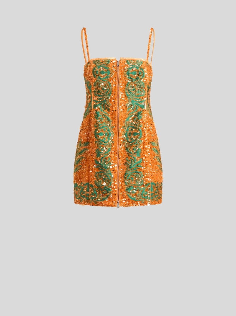 MINI DRESS WITH SEQUIN EMBROIDERY 1