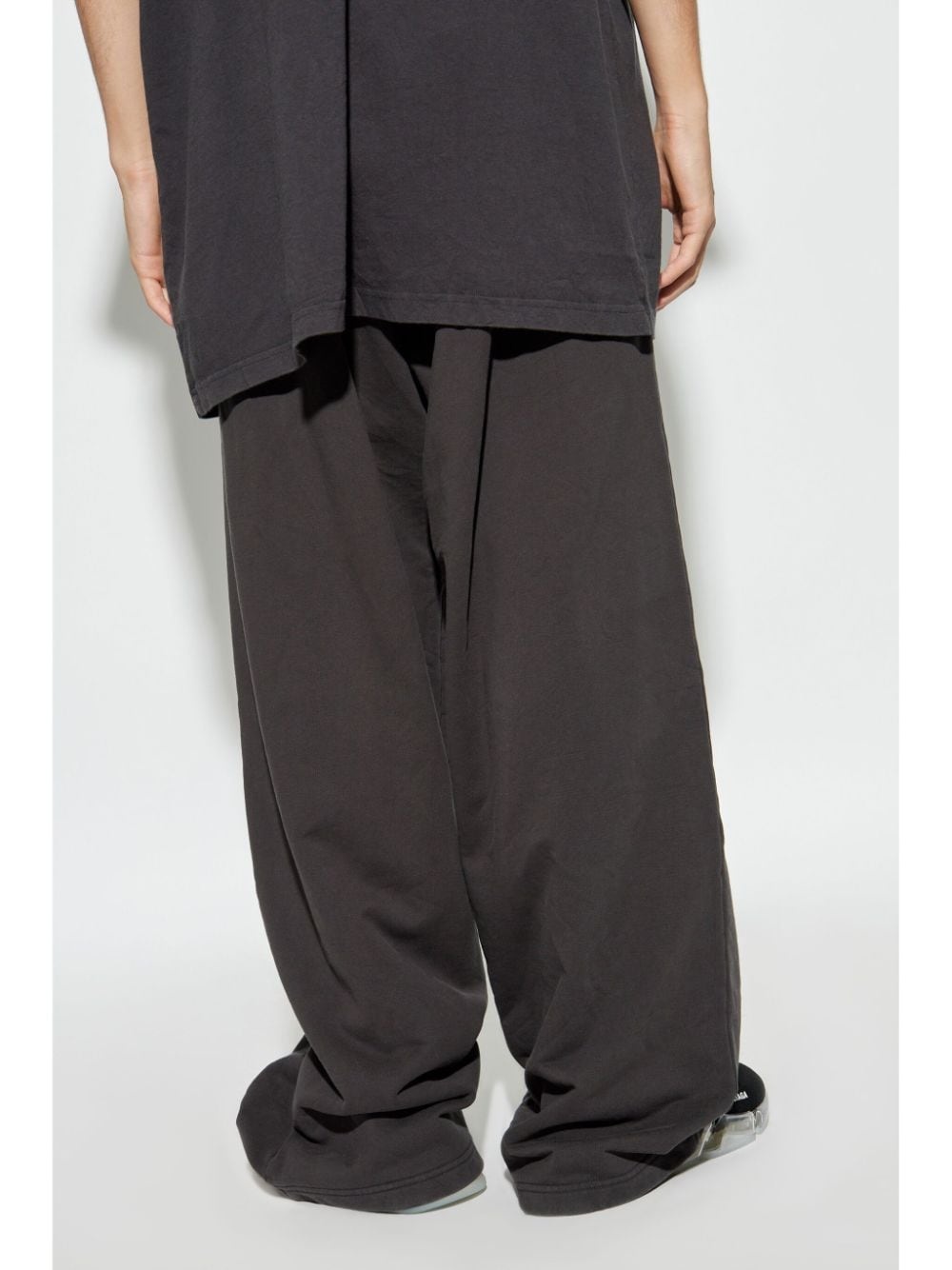 slogan-embroidered track pants - 4