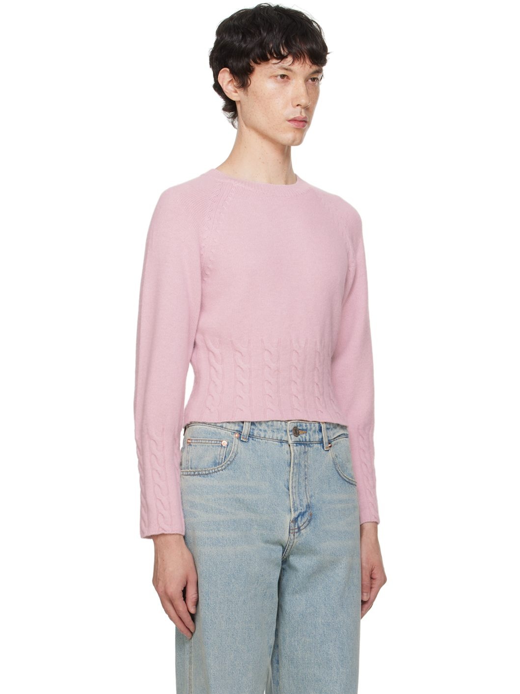 Pink Brushed Sweater - 2