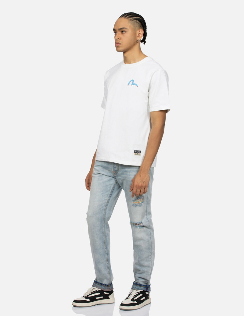 DISTRESSED SEAGULL POCKET SLIM FIT JEANS #2010 4