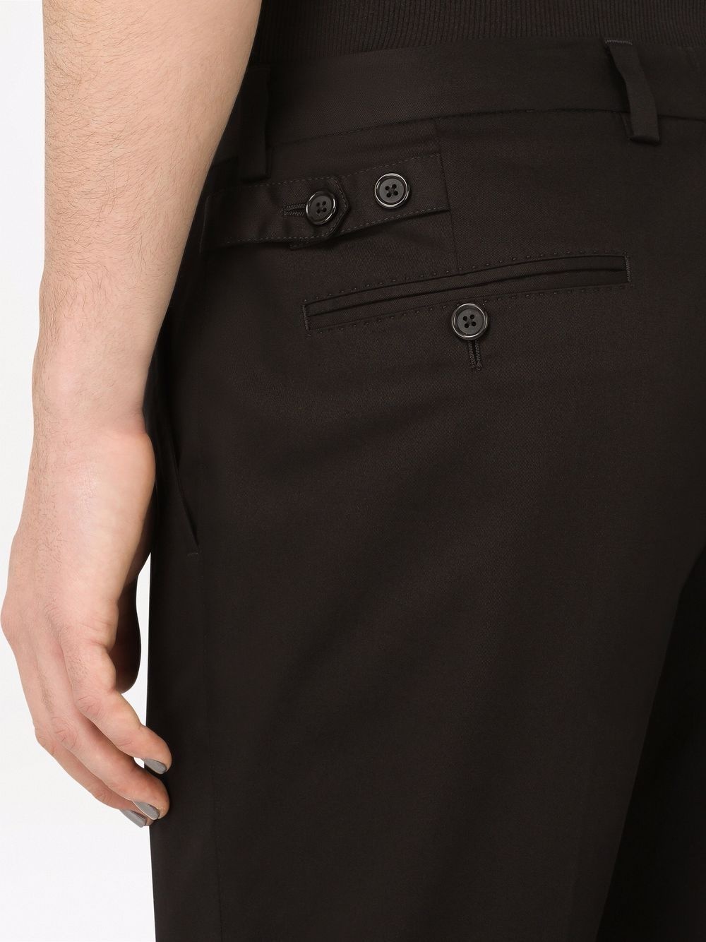 tailored slim-fit trousers - 5