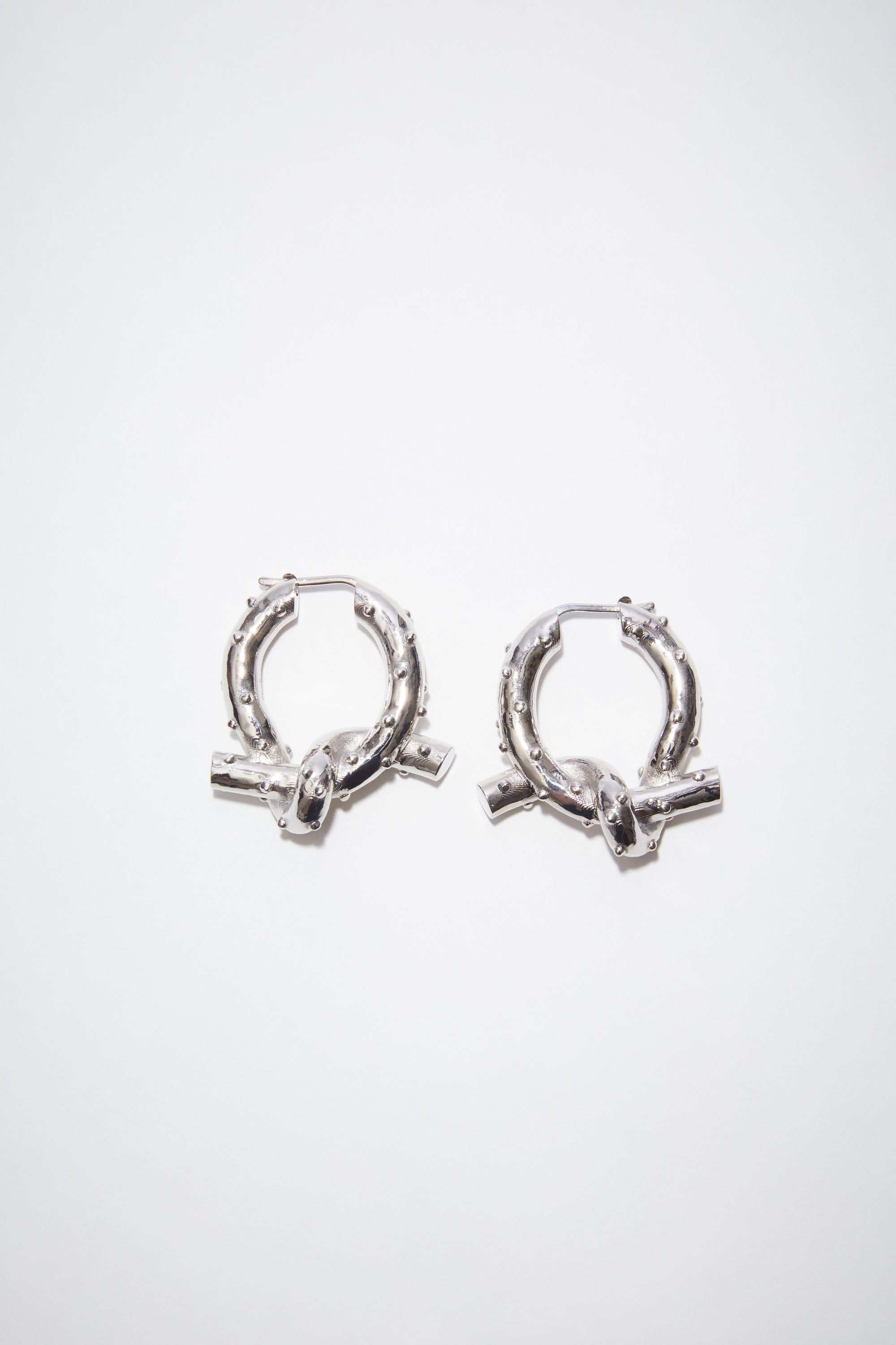 Knot earrings - Silver - 1