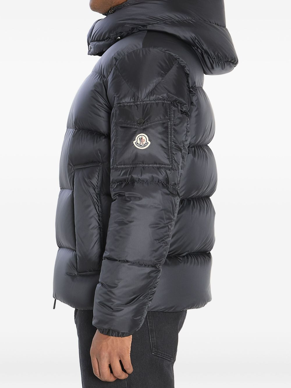 removable-hood puffer jacket - 3