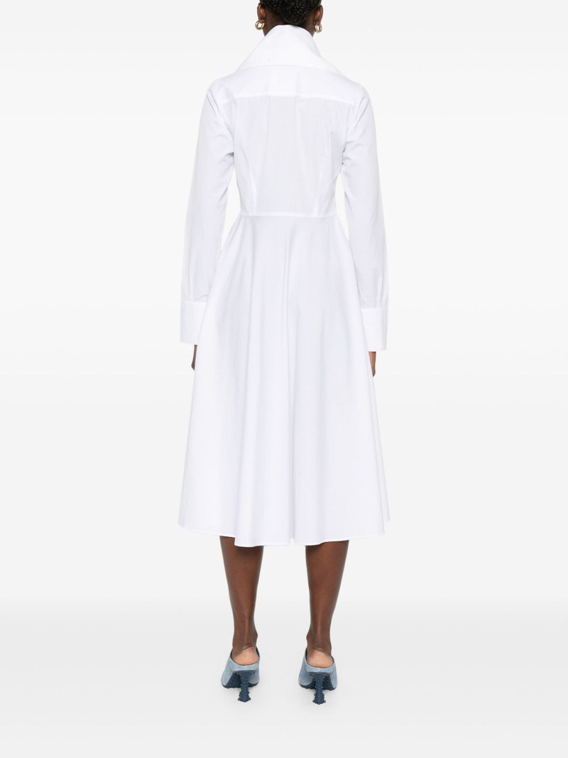 layered-collar shirt dress 4