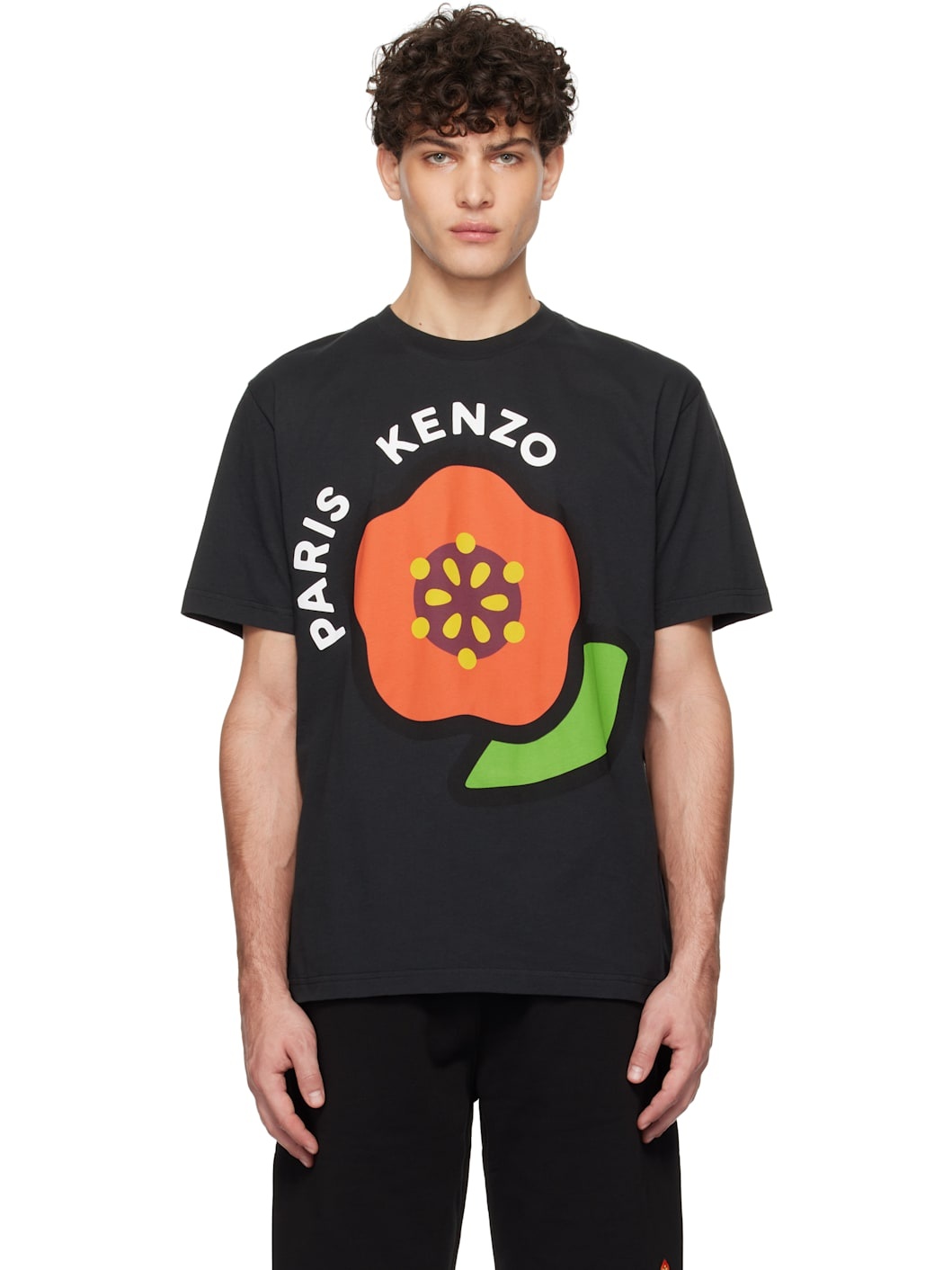 Black Kenzo Paris Pop T-shirt - 1