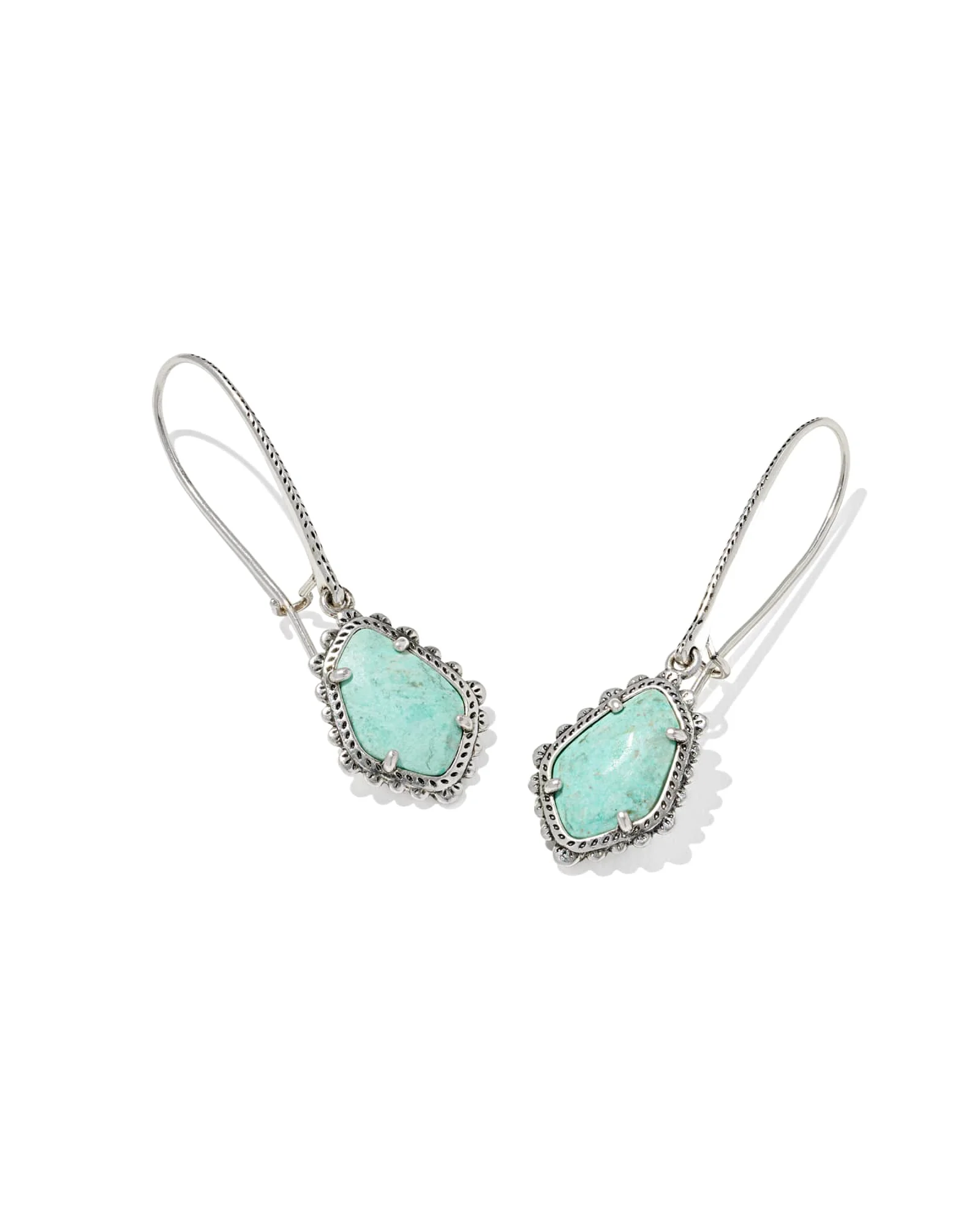 Ellery Vintage Silver Drop Earrings - 1