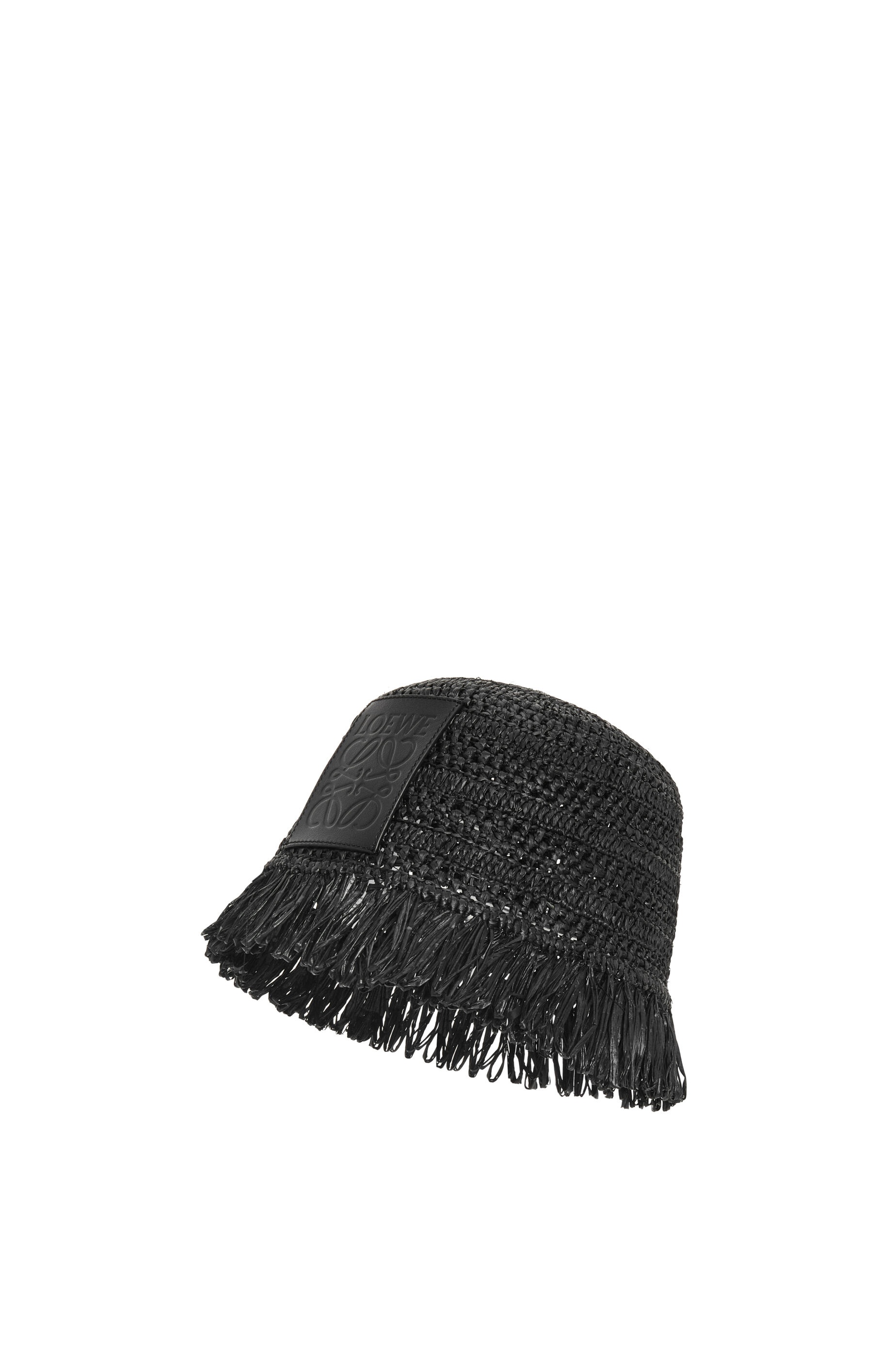 Crochet hat in raffia - 1