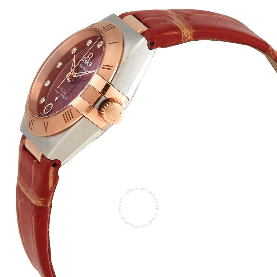 Omega Constellation Diamond Red Dial Ladies Watch 131.23.29.20.99.002 - 2