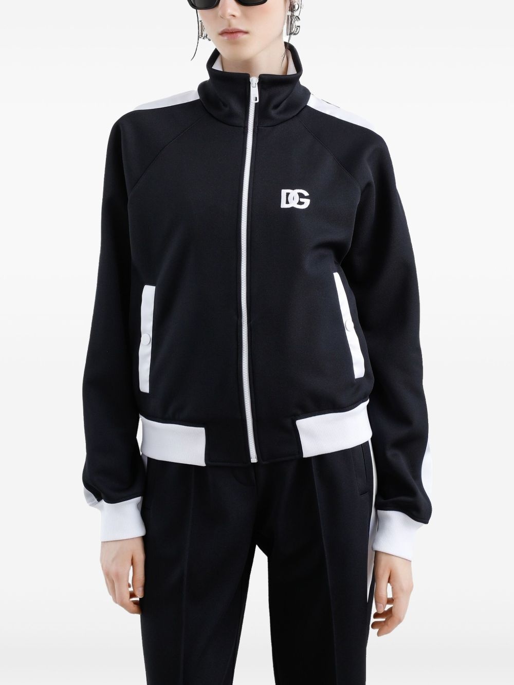 logo-embroidered sweatshirt - 4