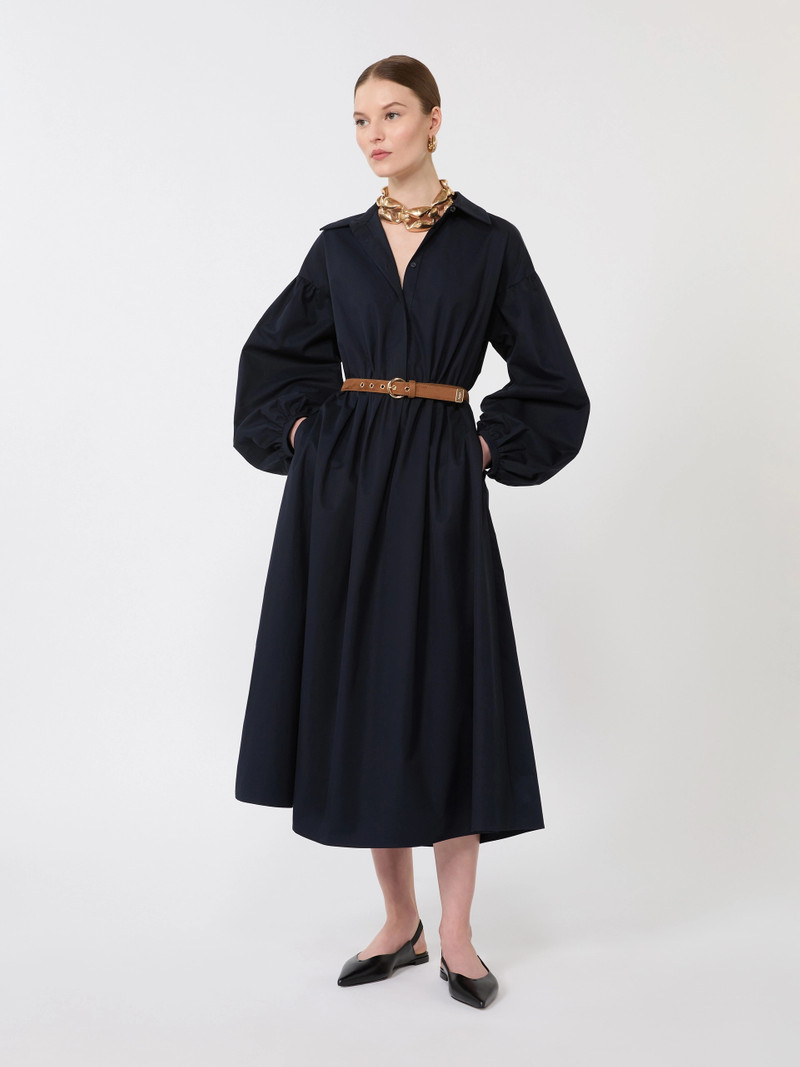Max Mara Cotton shirt dress - NAVY outlook