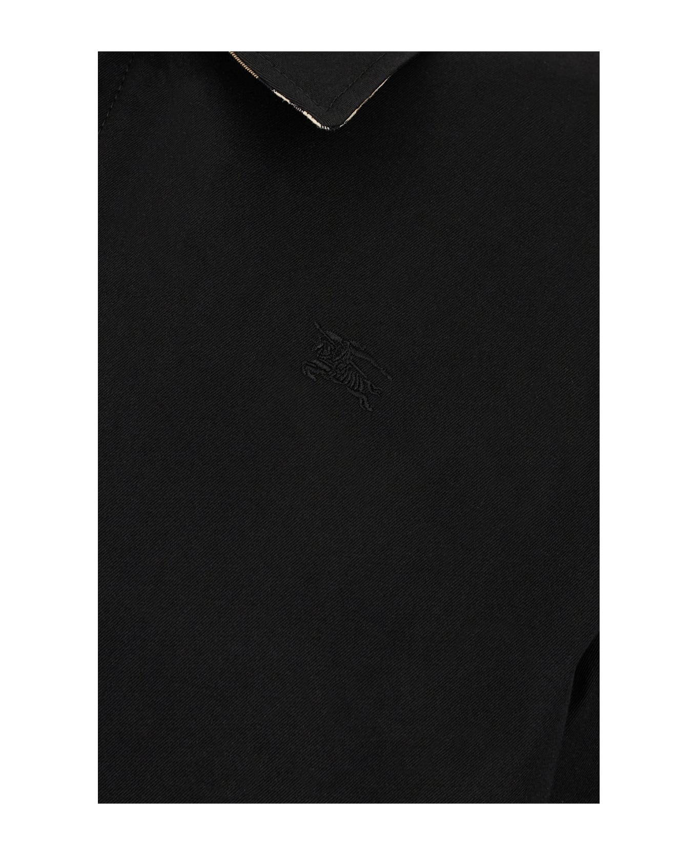 Black Cotton Jacket - 3