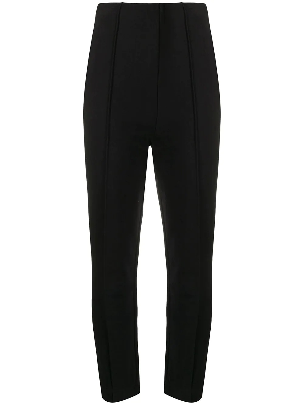 high-waist jersey trousers - 1