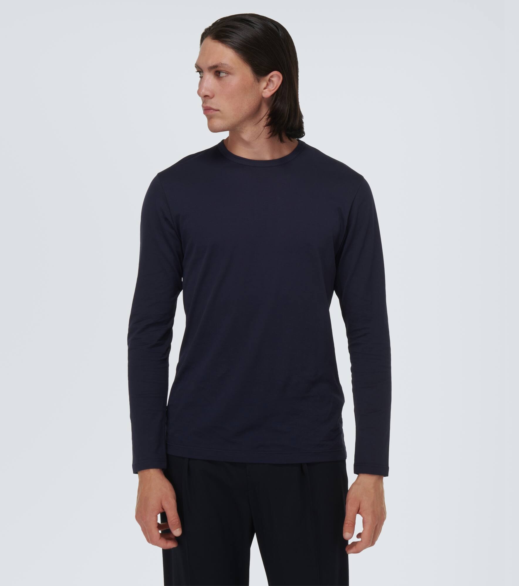 Classic long sleeve cotton T-shirt - 3