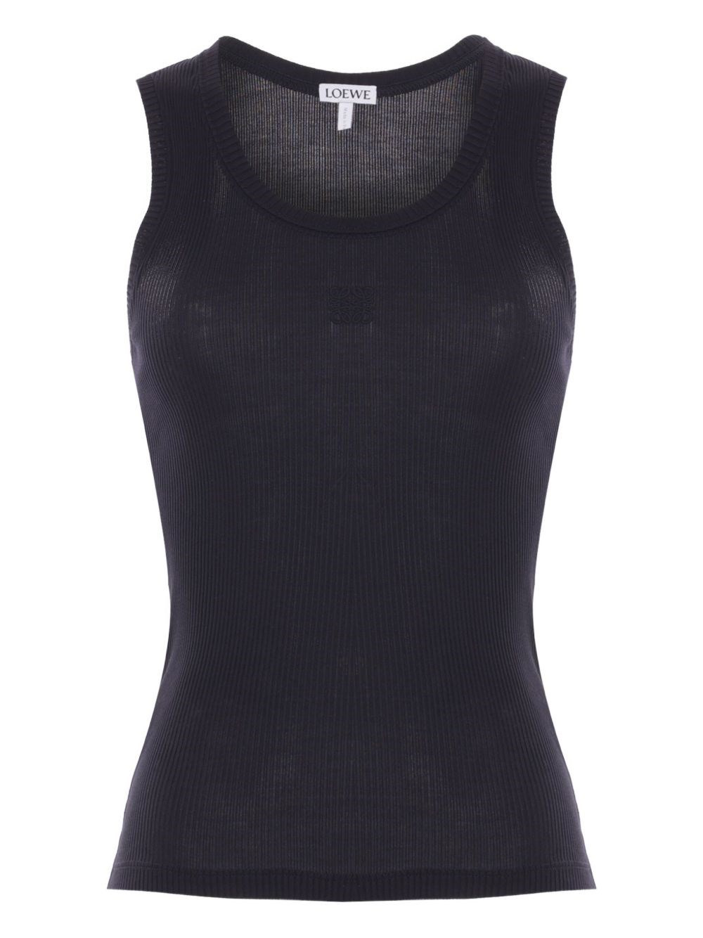 Anagram silk tank top - 1