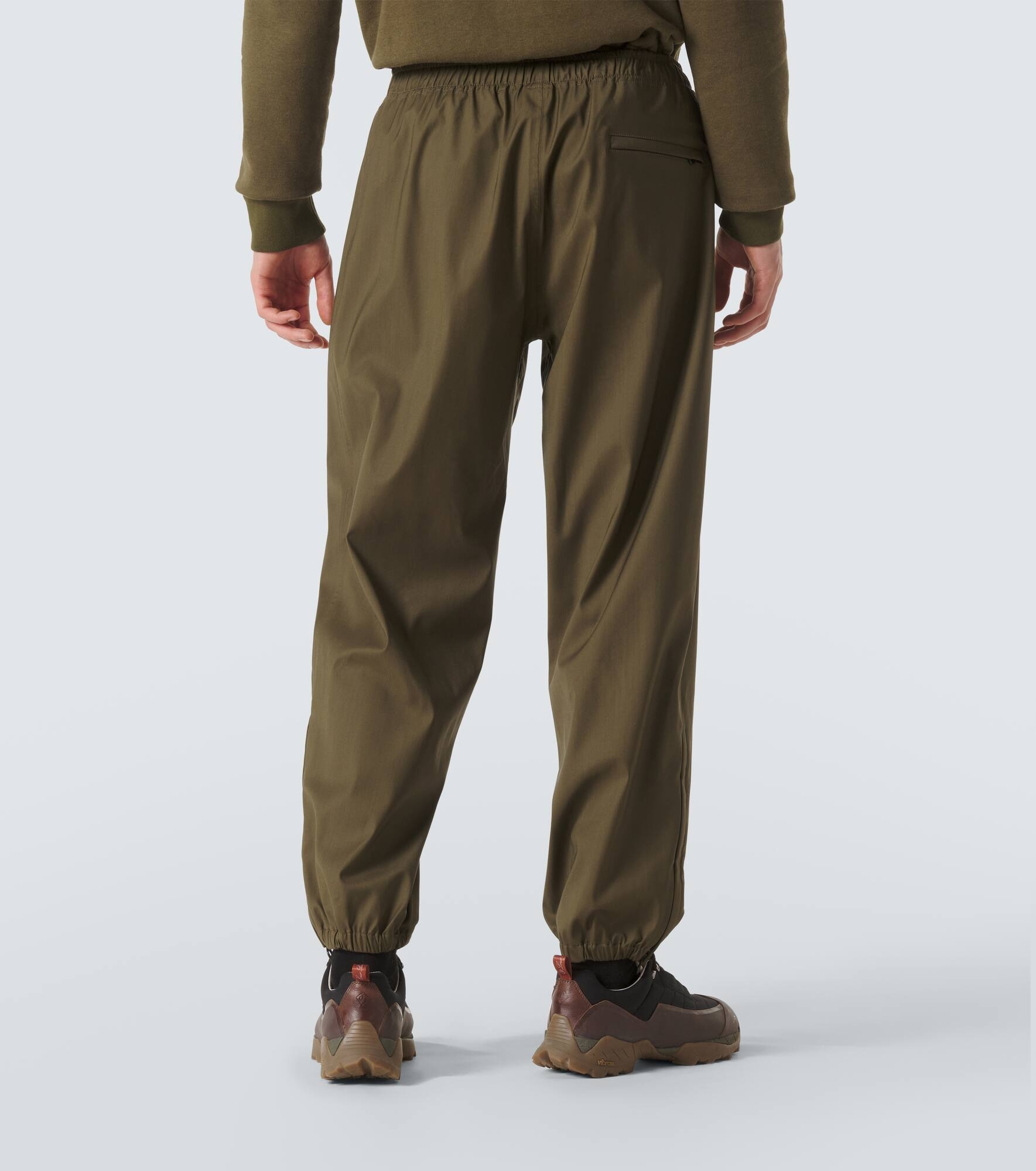 Wool-blend technical sweatpants - 4