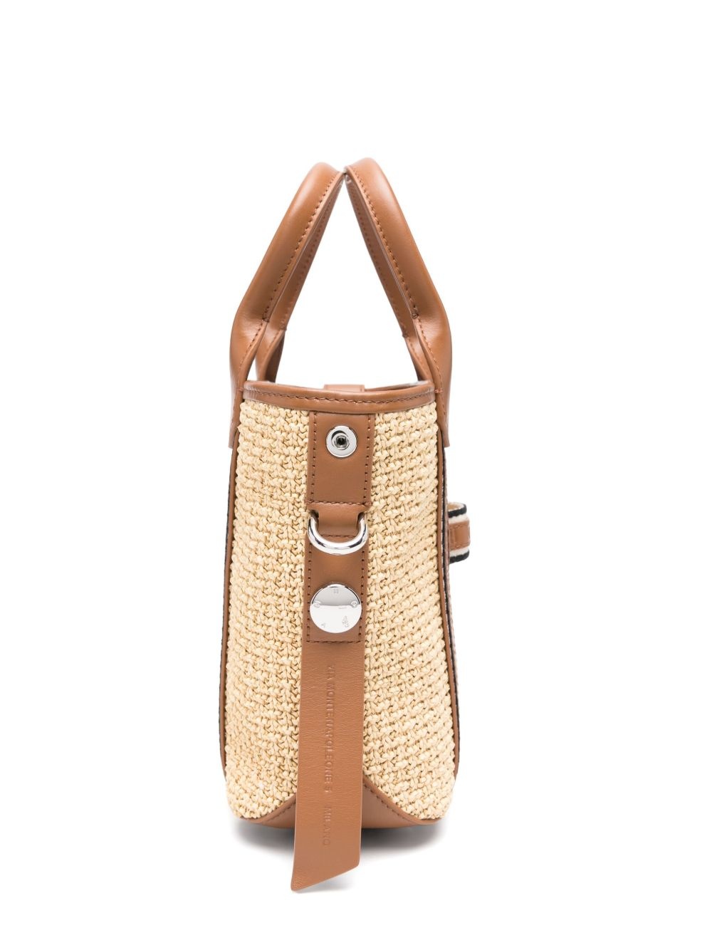 logo-debossed tote bag - 4