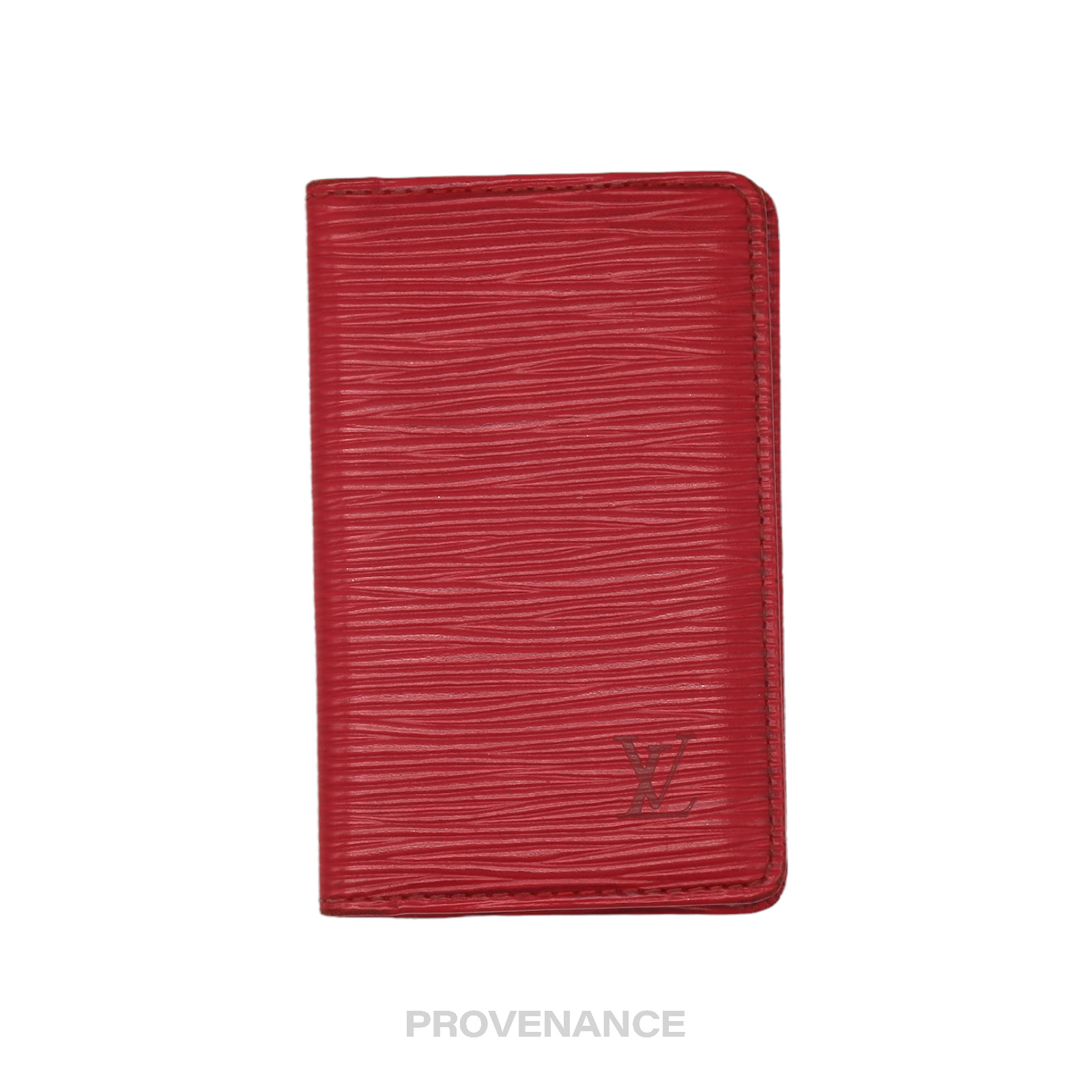 Louis Vuitton Pocket Organizer Wallet - Red Epi Leather - 2