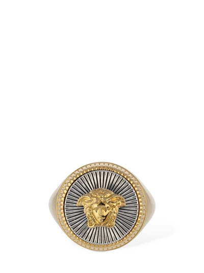 VERSACE Two-tone Medusa thick ring outlook