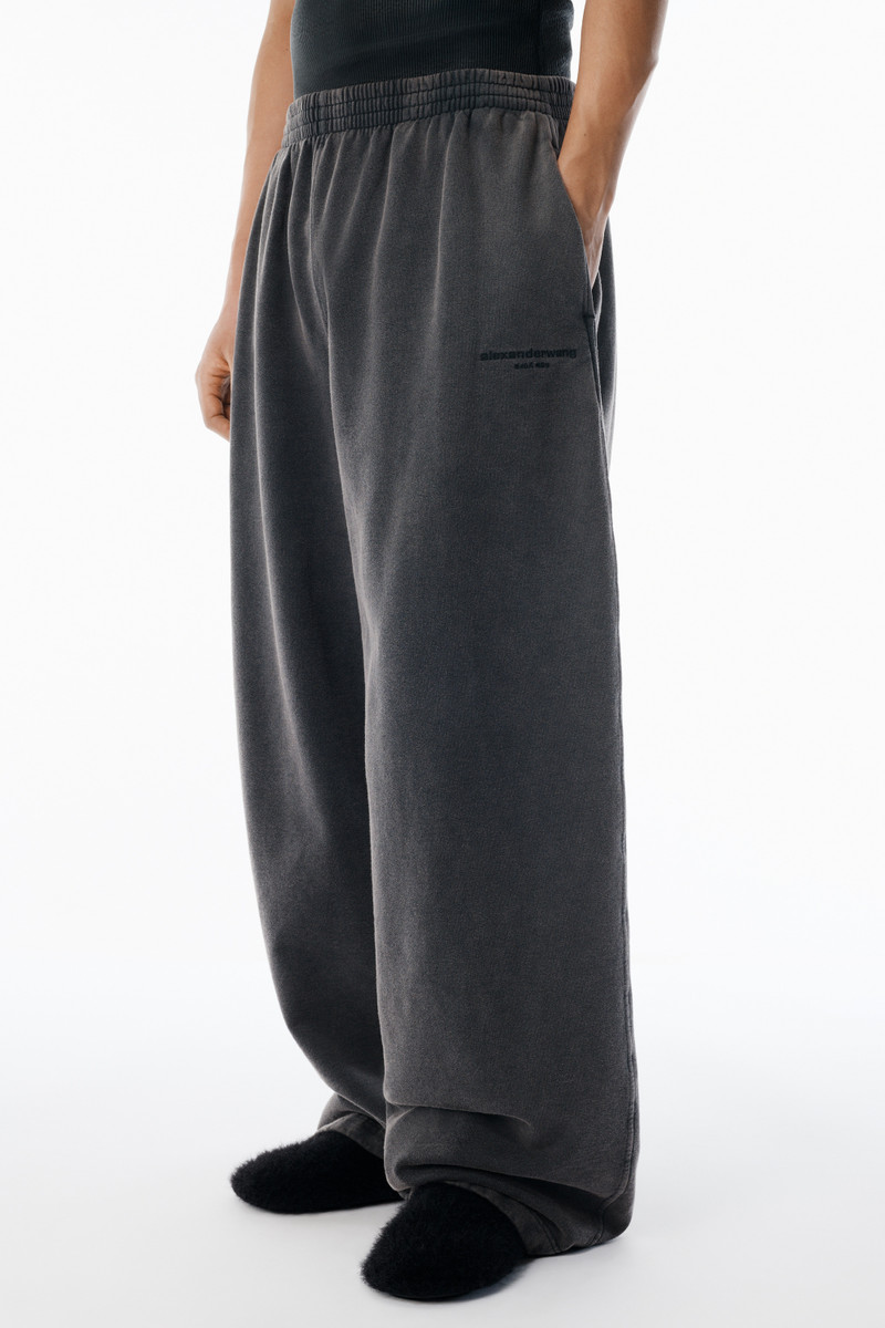 Grey Organic Terry Oversized Sweatpant 3