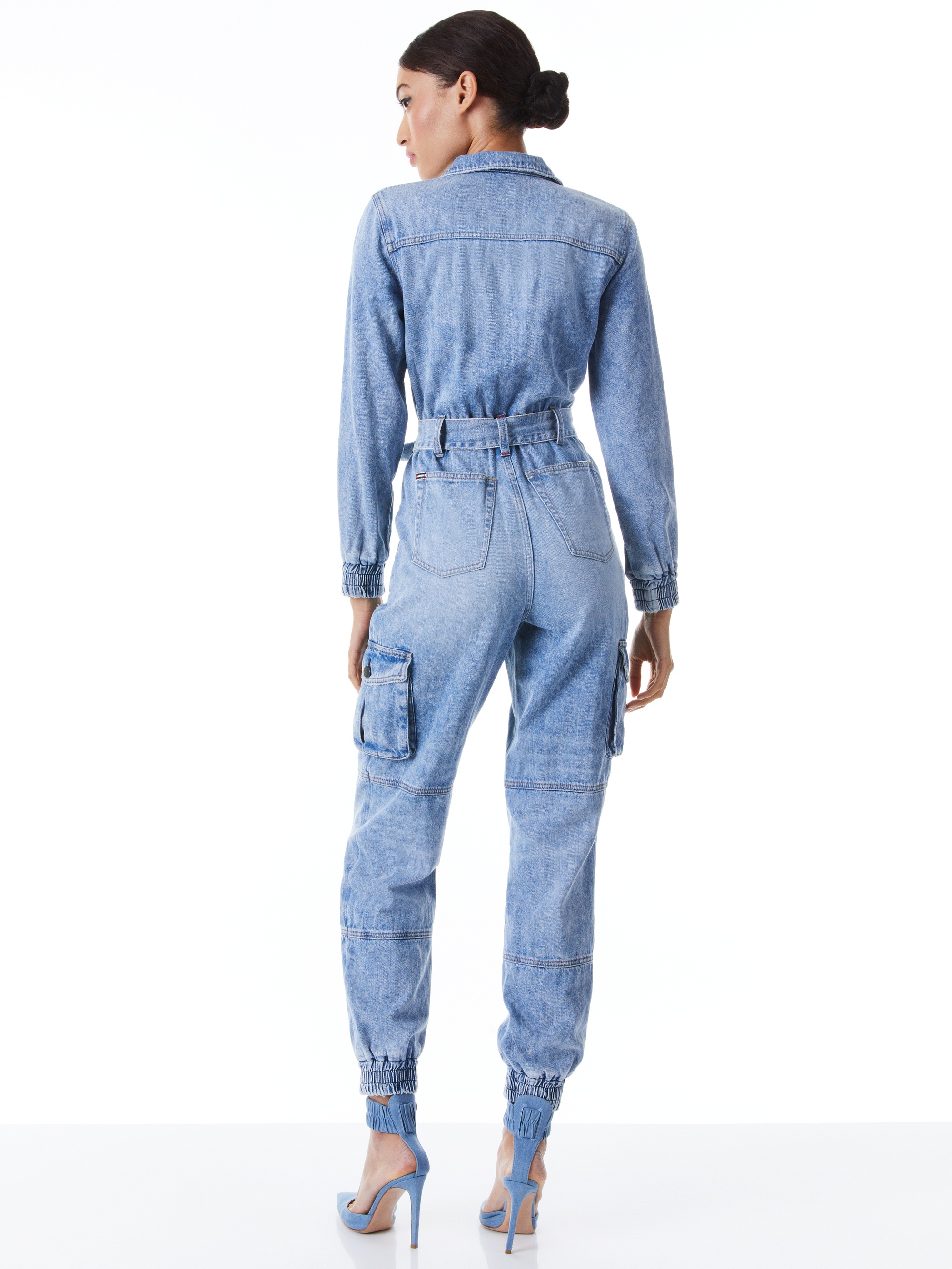 ETHA CHAMBRAY JUMPSUIT - 3