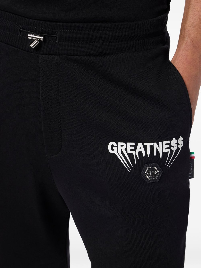 logo fleece shorts 5