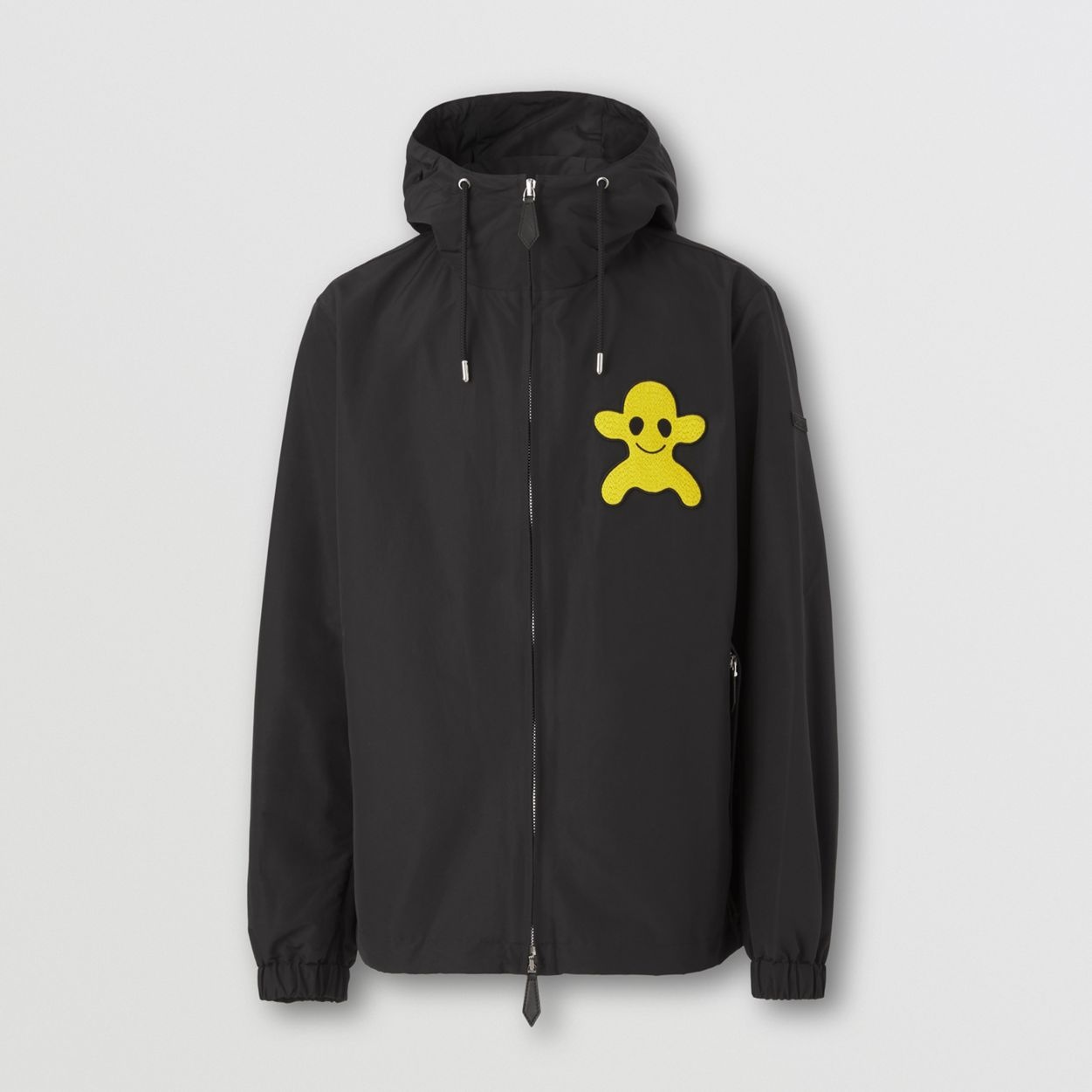 Monster Graphic Appliqué Hooded Jacket - 4