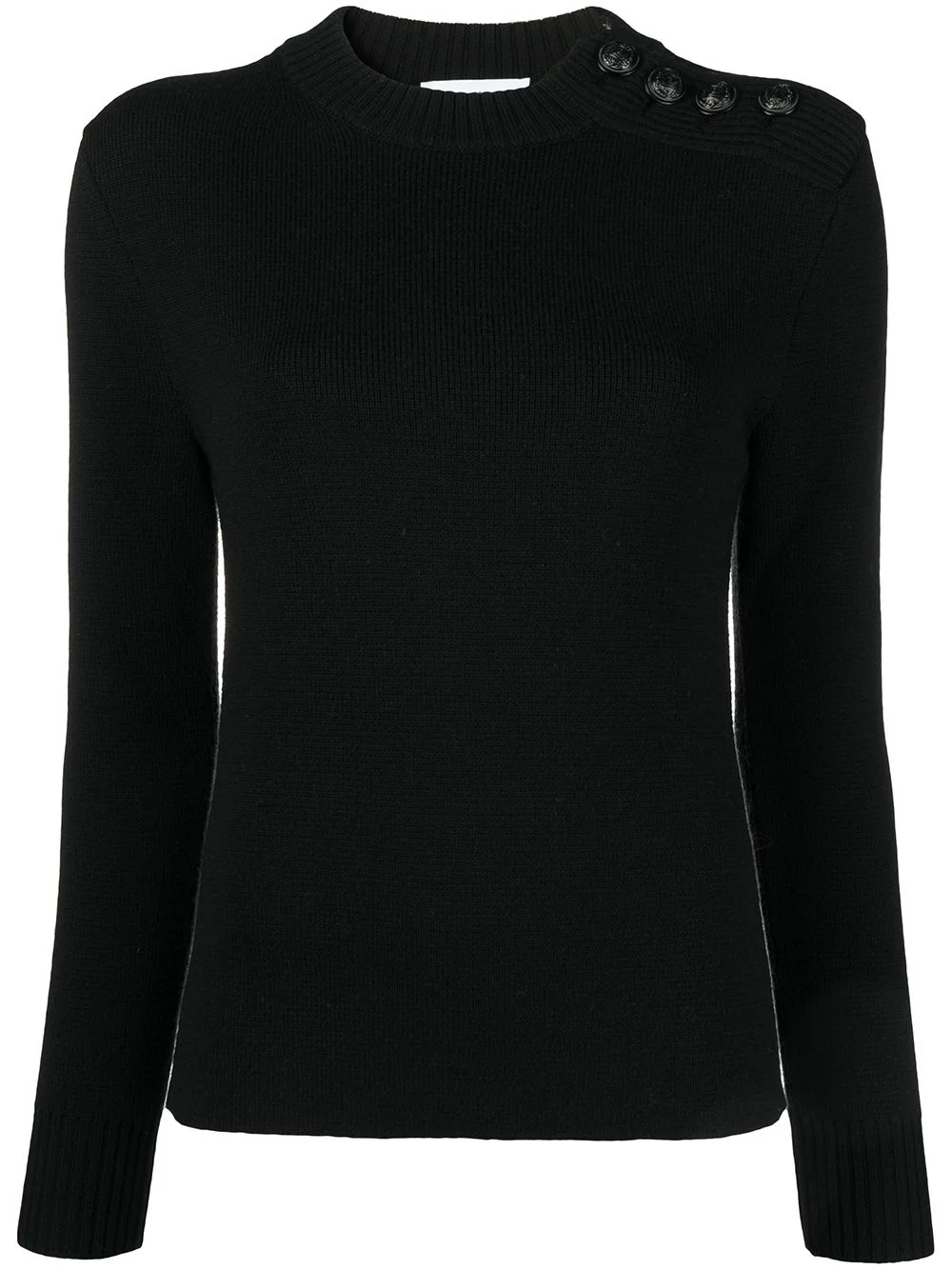 crew-neck knit jumper - 1