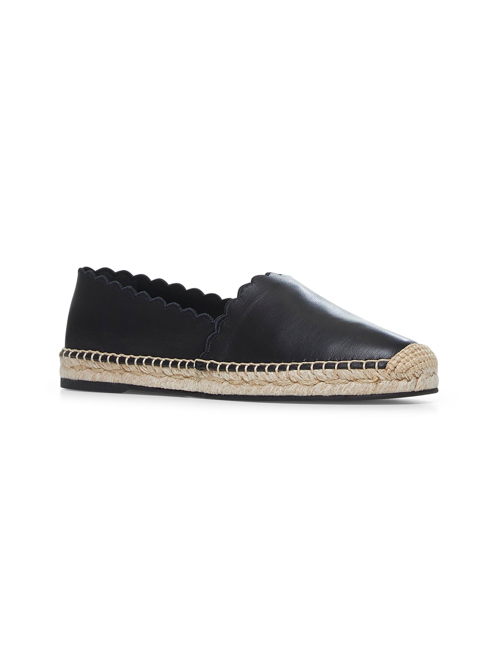 Black leather espadrilles - 2