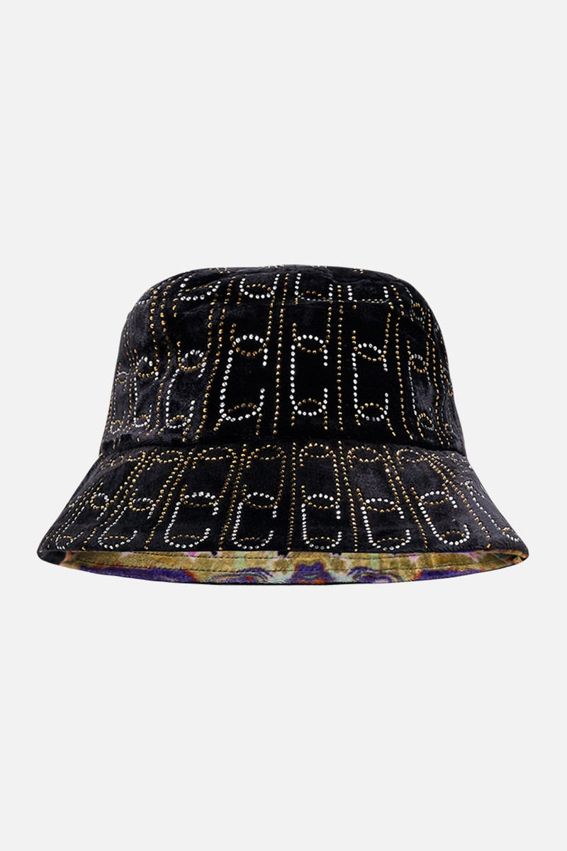 VELVET BUCKET HAT 1