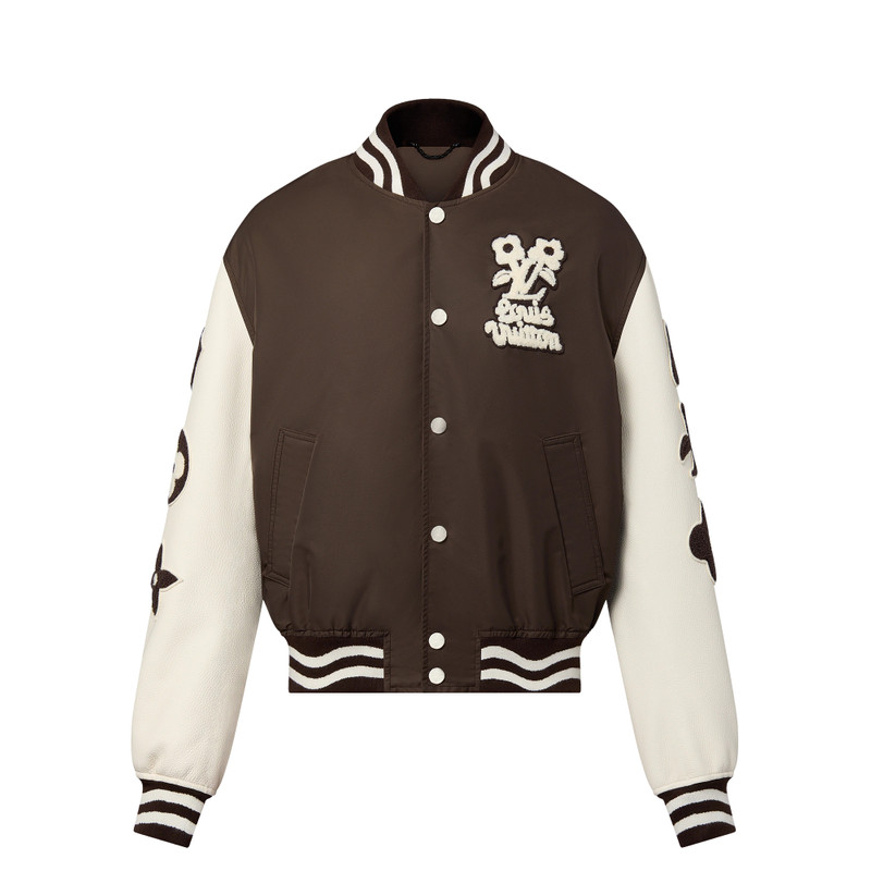 Embroidered Varsity Jacket - 1