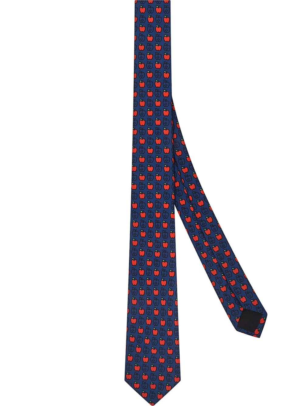 apple print necktie - 1