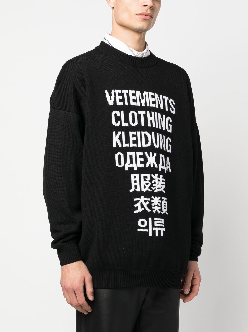 graphic-print long sleeved sweatshirt - 3