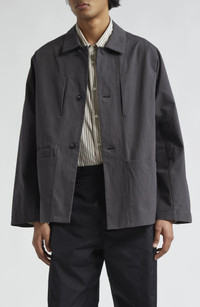 Lemaire Boxy Cotton Workwear Jacket | nordstrom | REVERSIBLE