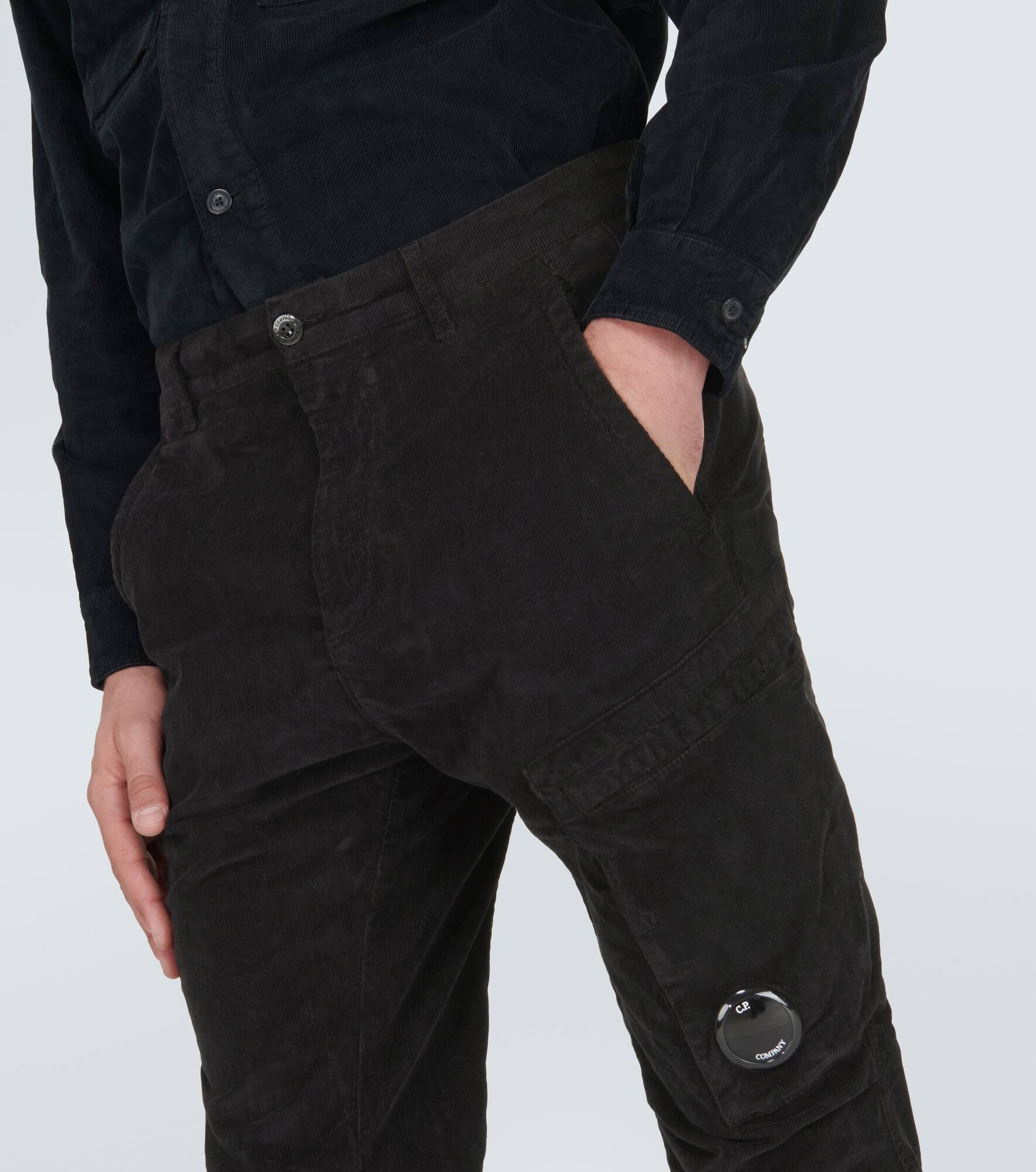 Corduroy straight pants - 5