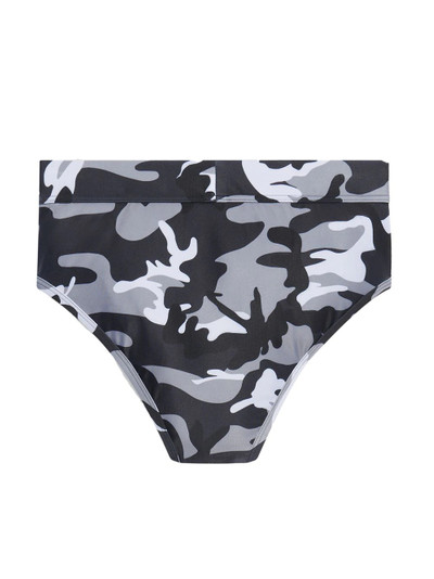 BALENCIAGA camouflage-print swim briefs outlook