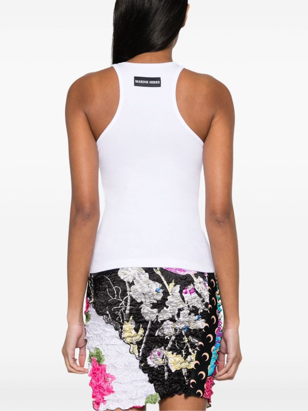 Crescent Moon-embroidered tank top - 4
