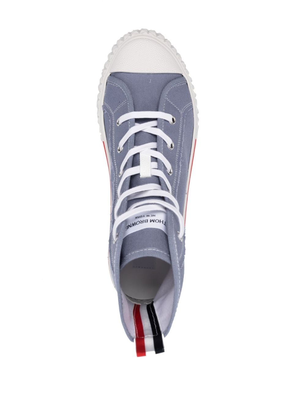 RWB-stripe high-top sneakers - 4