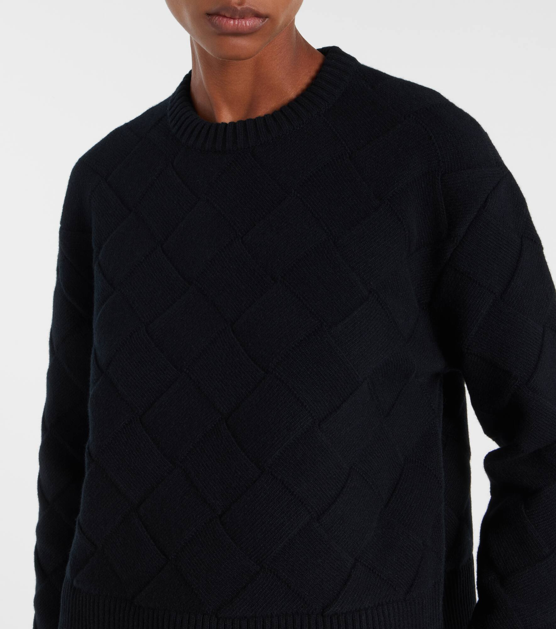 Intreccio wool-blend sweater - 4