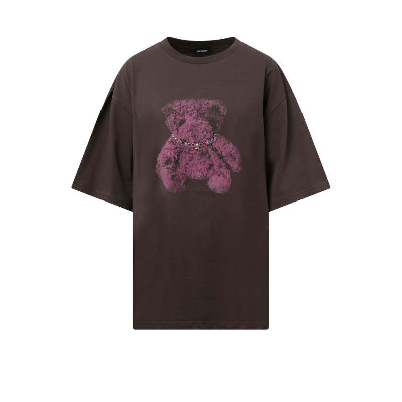 We11done Pearl Bear T-Shirt in Charcoal outlook