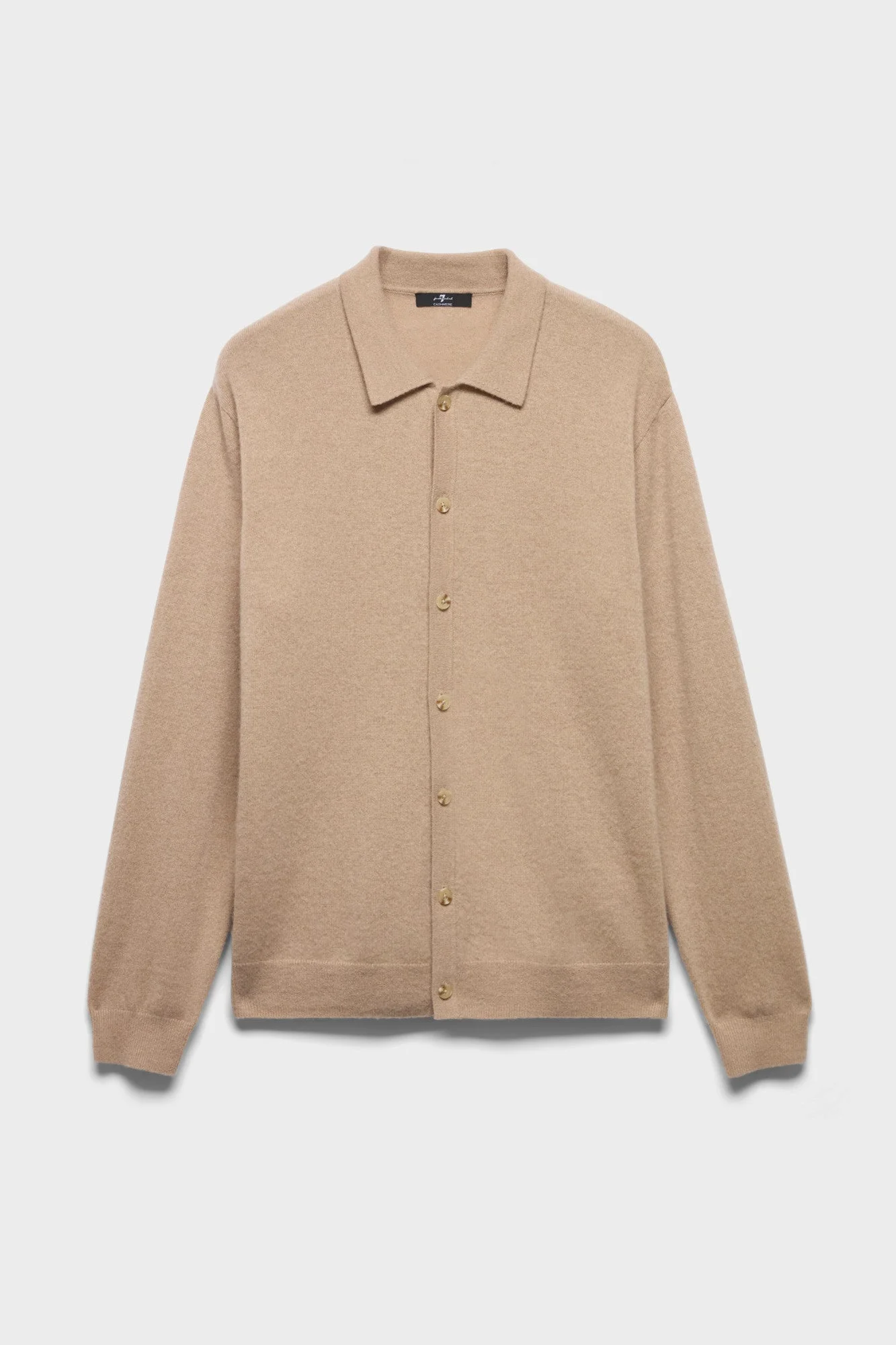 BUTTON POLO in Cashmere - 1