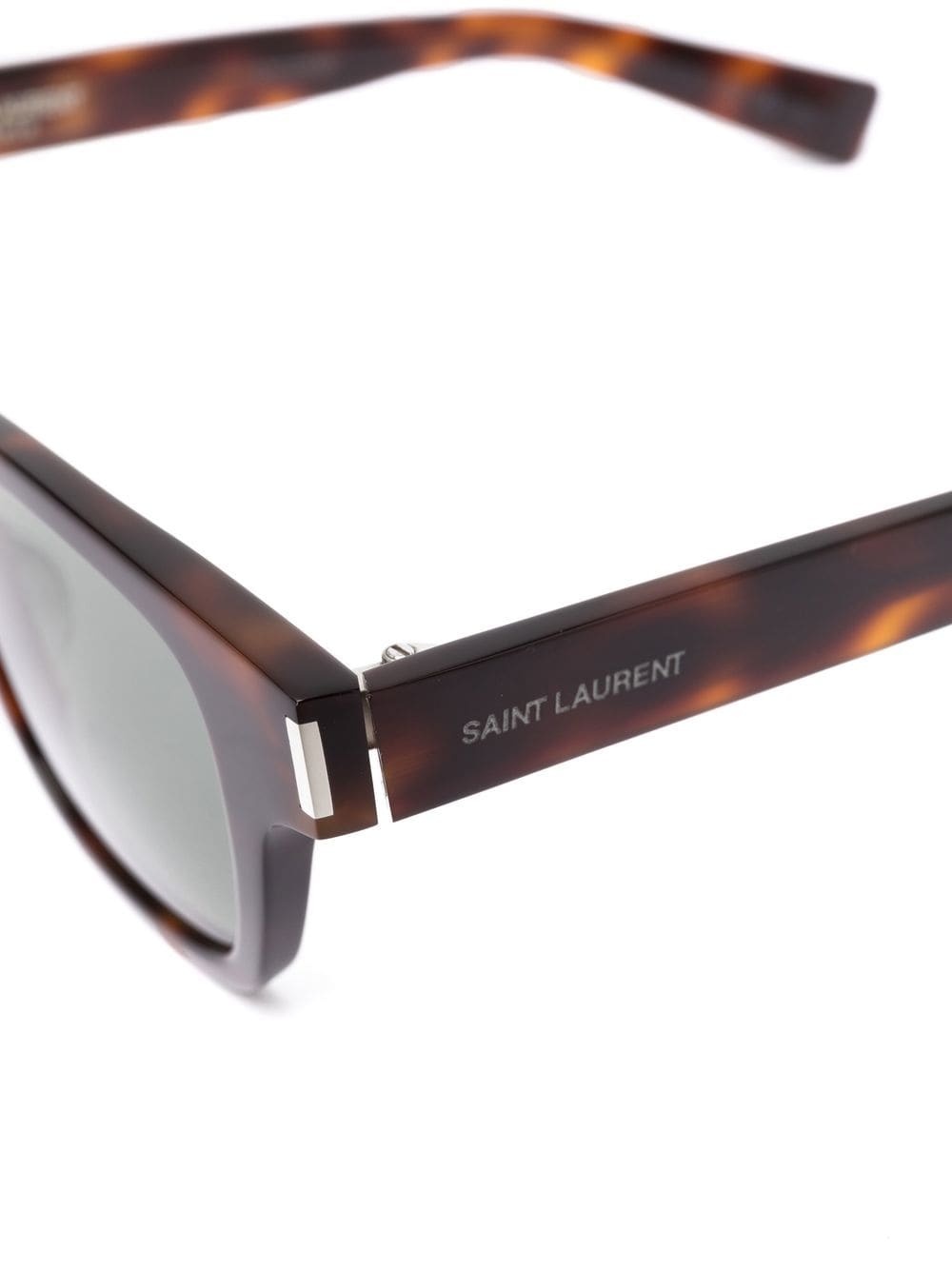 tortoiseshell-effect square-frame sunglasses - 3