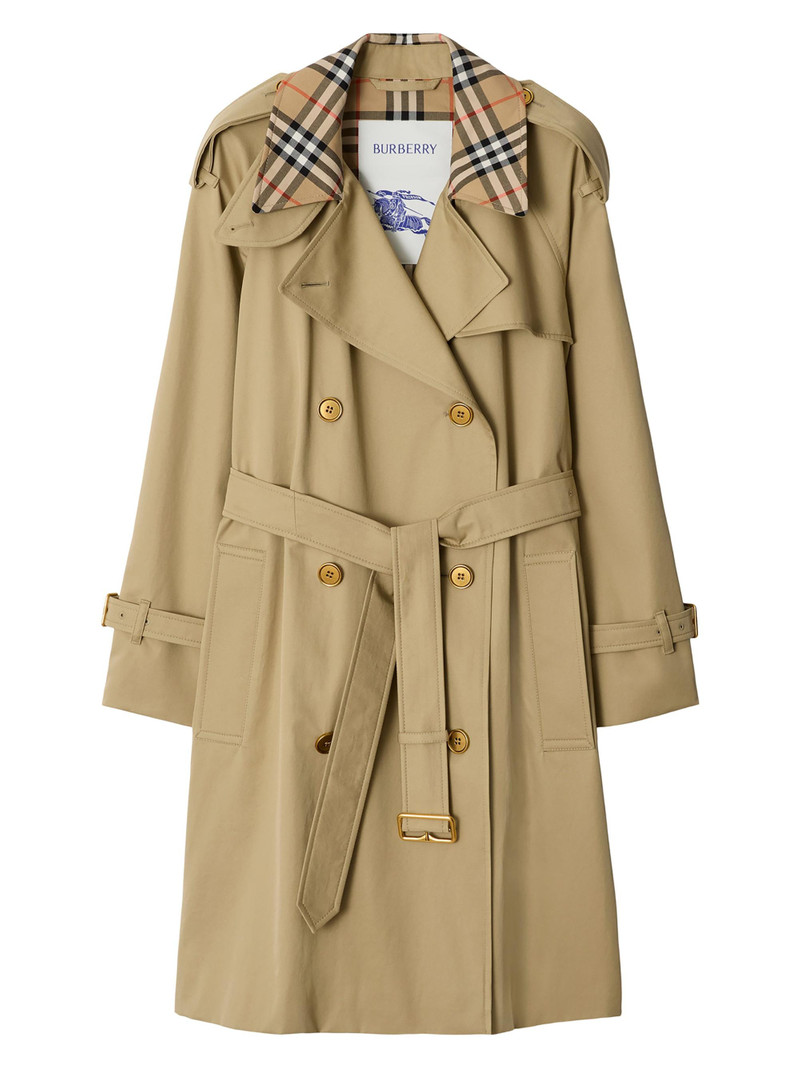 Women's Castleford Check Trench Coat - Hamper 1