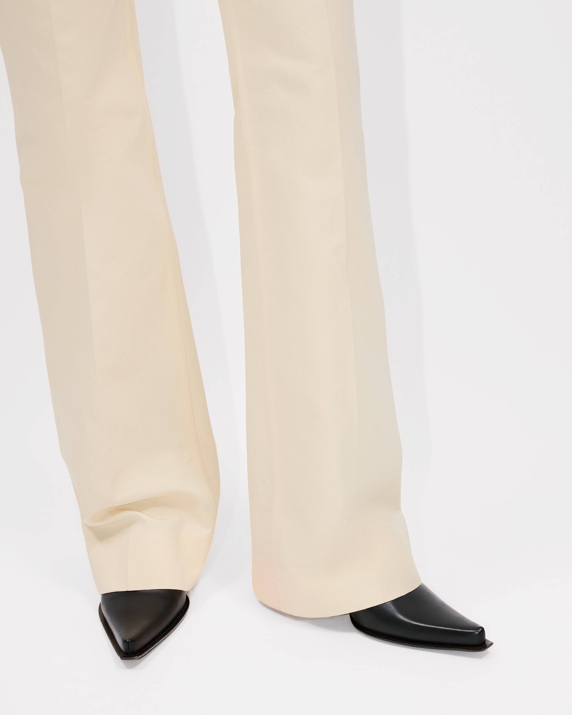 Flared pants in cotton - 6