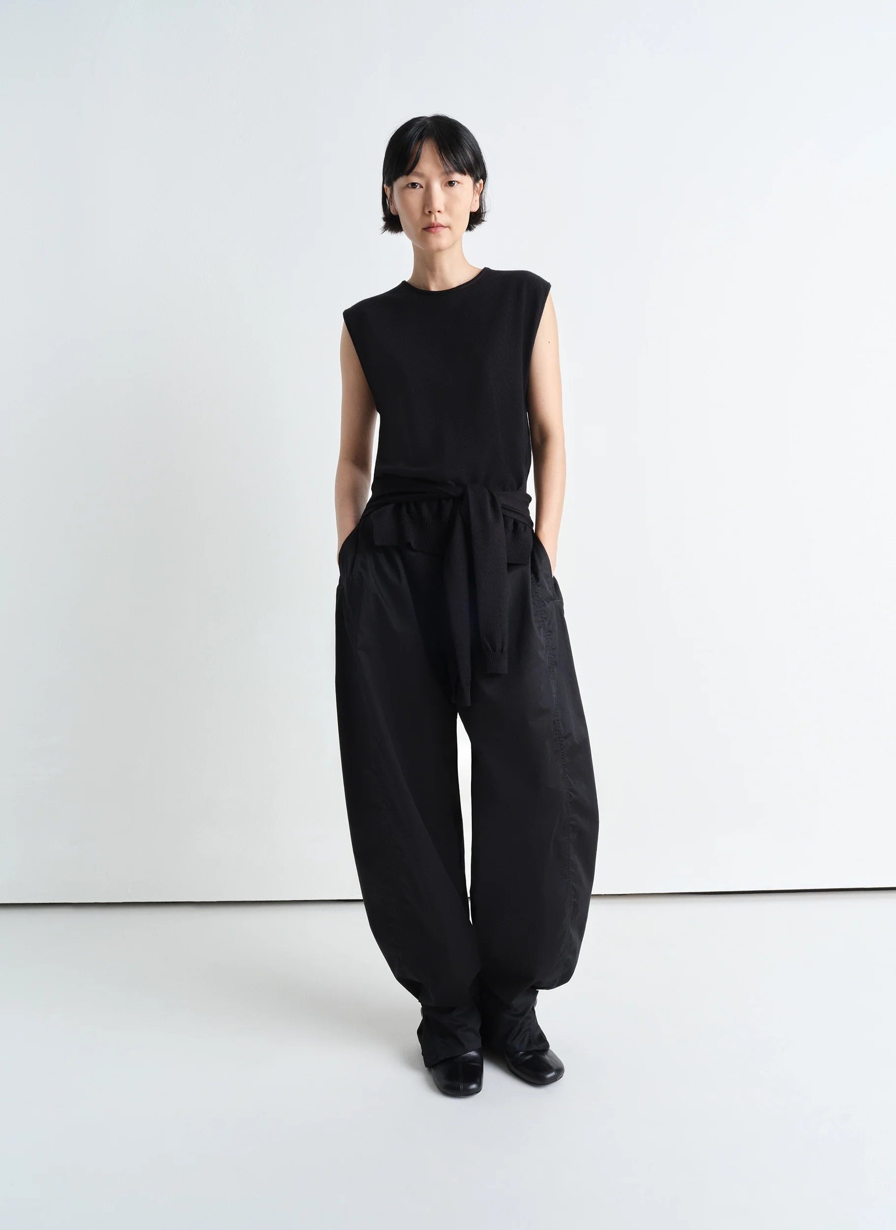 TROMPE L'OEIL SLEEVELESS JUMPER - 4