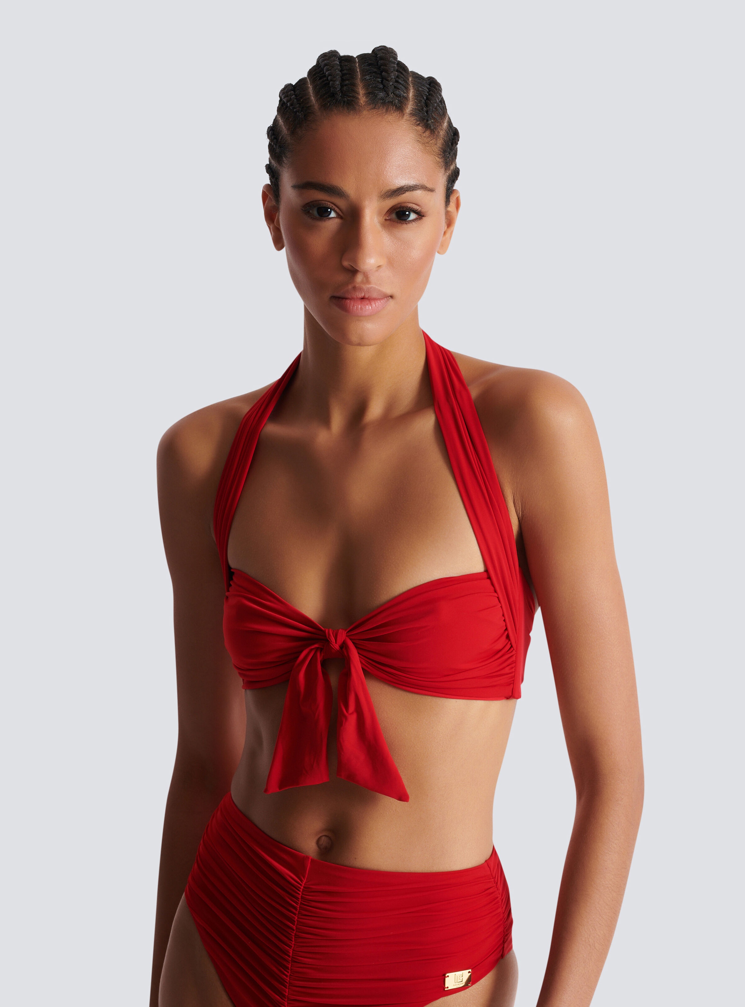 Plain two-piece swimsuit - 8
